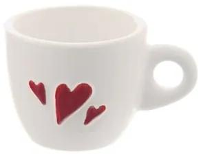 Orion HEART kerámia bögre, 80 ml , S