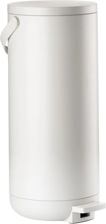 Fehér műanyag pedálos szemetes 35 l Circular  Zone