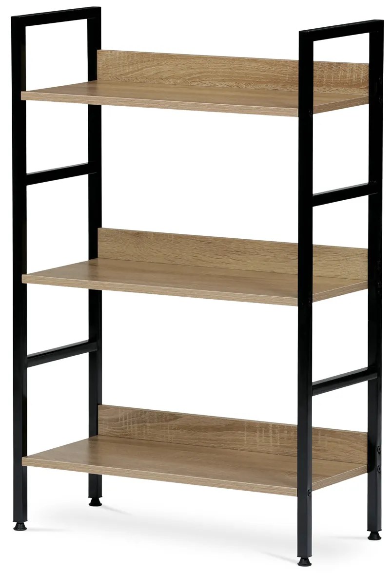 Polcos állvány GD-313 OAK Denny, 3 polc, 60 x 27,5 x 92,5 cm, 3 emelet