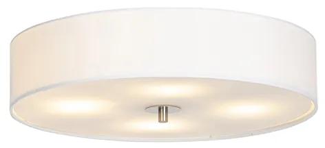 Rusztikus mennyezeti lámpa fehér 50 cm - Drum