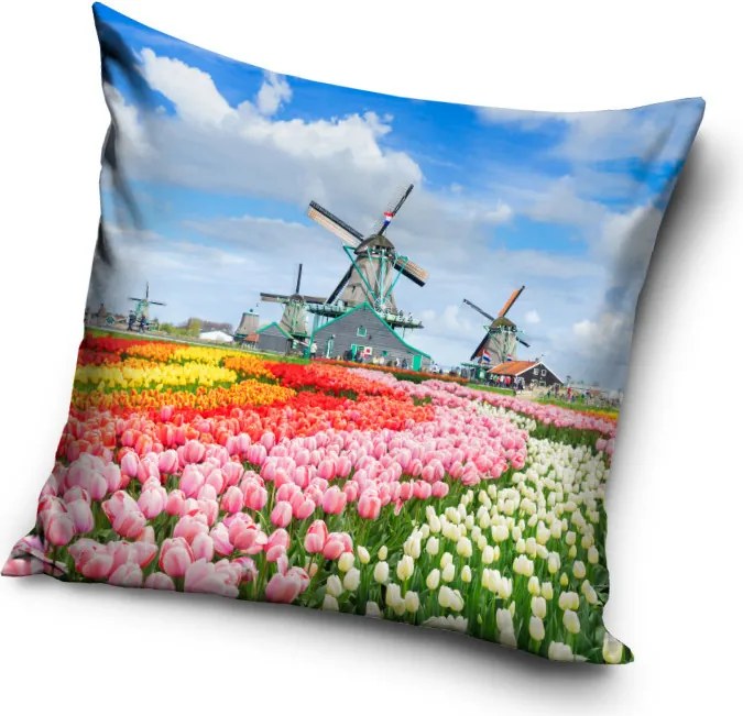 Amsterdam Tulips párnahuzat 40x40 cm
