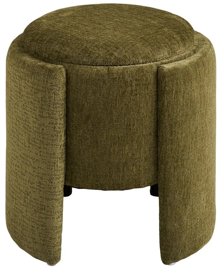 Khaki zsenília puff Walsdorf  House Nordic