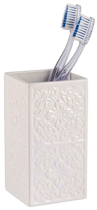 Cordoba fehér fogkefetartó pohár - Wenko