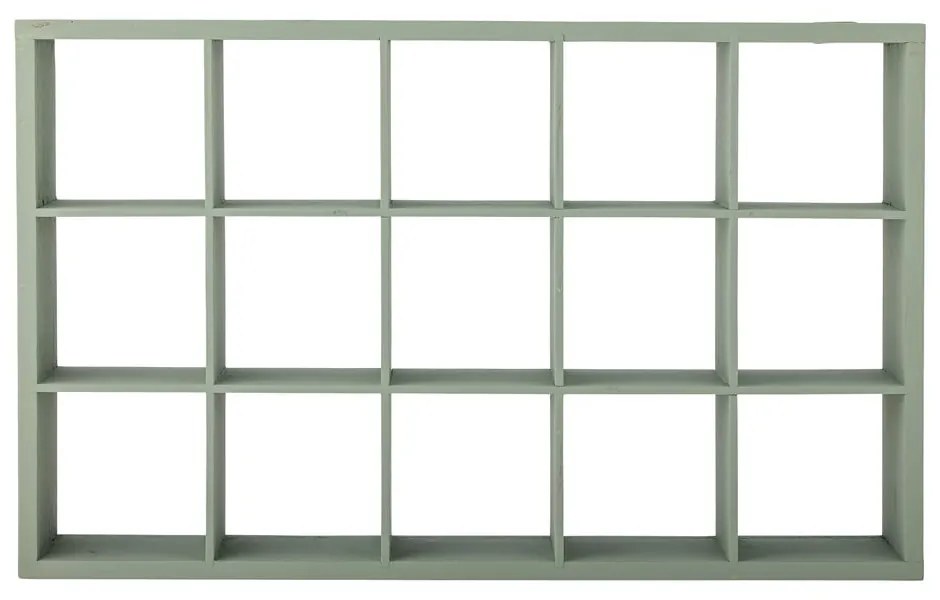 Világoszöld többszintes jegenyefenyő fali polc 67 cm Preston  Bloomingville