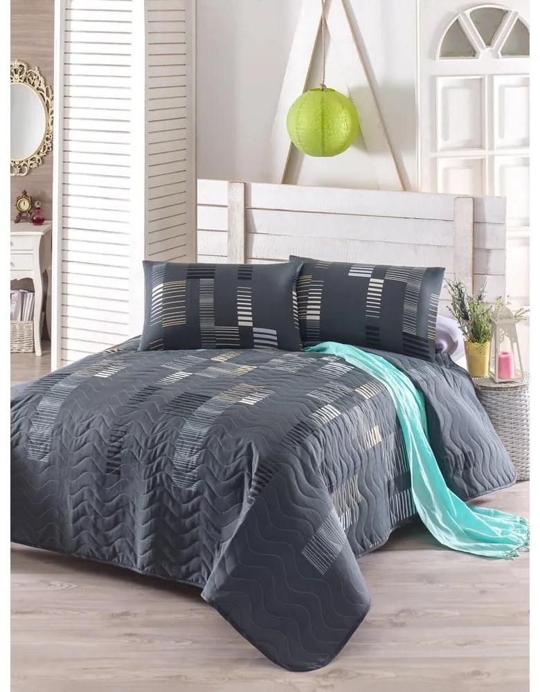 Tracy kétszemélyes steppelt ágytakaró párnahuzattal, 200 x 220 cm