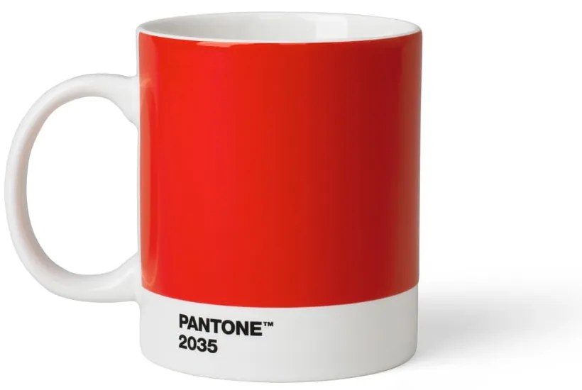 Piros kerámia bögre 375 ml Red 2035  Pantone