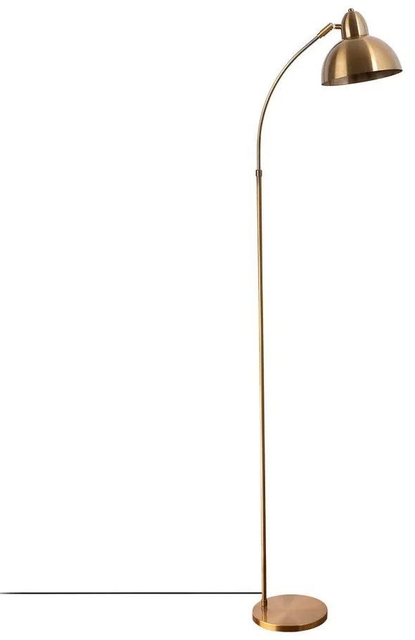 Sárgaréz színű állólámpa fém búrával (magasság 162 cm) Marzeo  Opviq lights