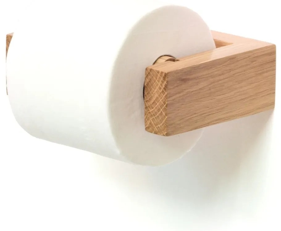 Mezza tölgyfa fali WC-papír tartó - Wireworks