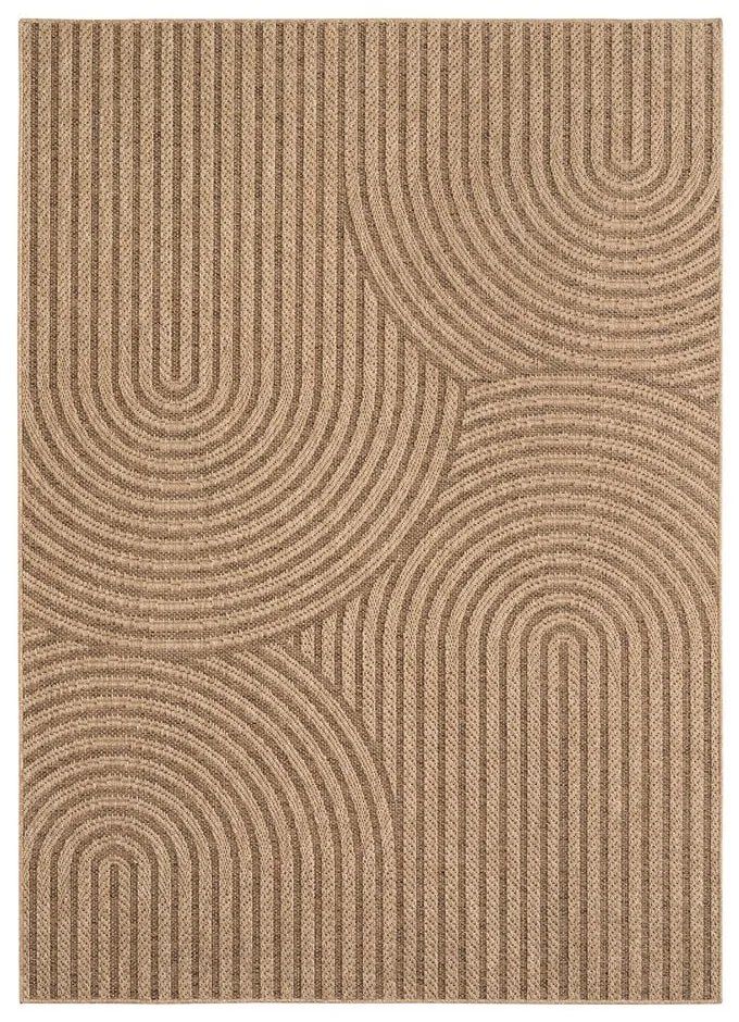 Barna kültéri-beltéri futószőnyeg 80x250 cm Timber 1401  Ayyildiz Carpets