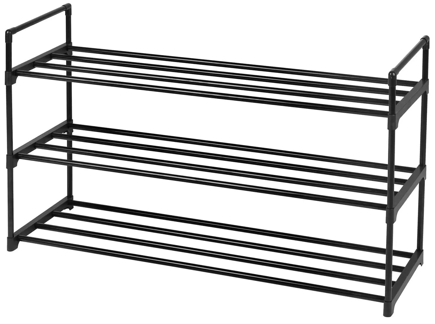 Fekete cipősszekrény VARIO 92x55 cm