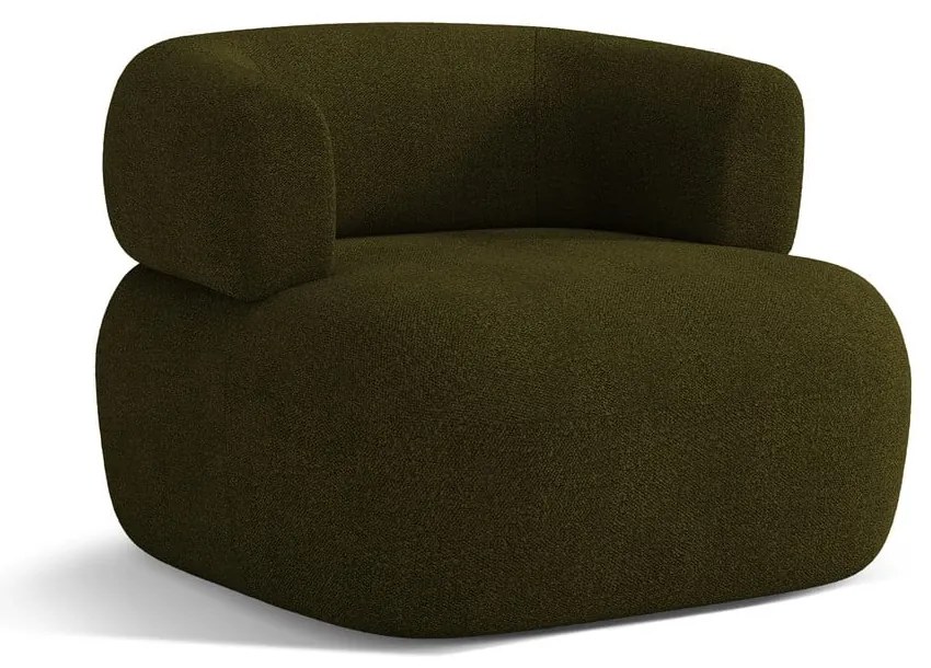 Zöld buklé fotel Jenny  Micadoni Home
