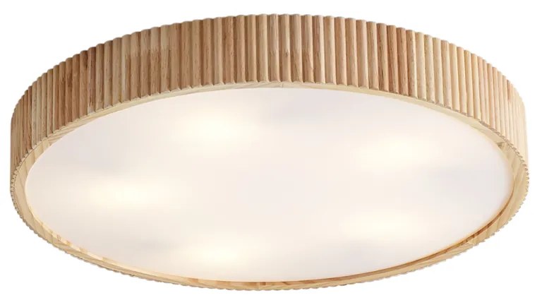 Japandi mennyezeti lámpa fa 60cm 5-lámpás - Lyra