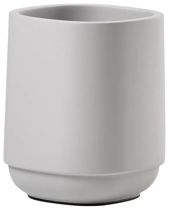 Világosszürke beton fogkefetartó pohár Time  Zone