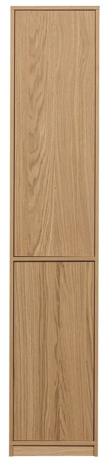 Natúr színű moduláris szekrény tölgyfa dekorral 40x199 cm Modulair vtwonen