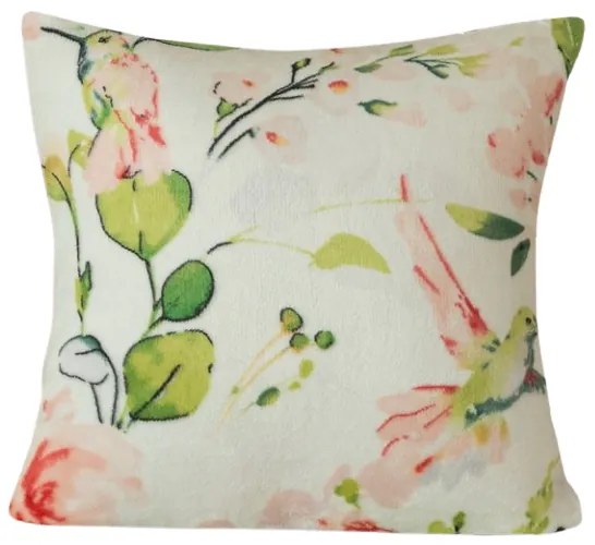 Mikroplüss párnahuzat BRONEA 45x45 cm, színes