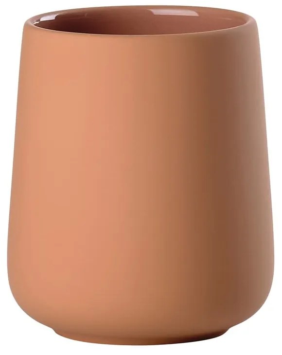 Narancssárga agyagkerámia fogkefetartó pohár Nova One  Zone