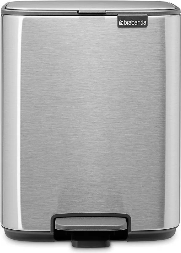 Matt ezüstszínű acél pedálos szemetes 7 l Bo  Brabantia