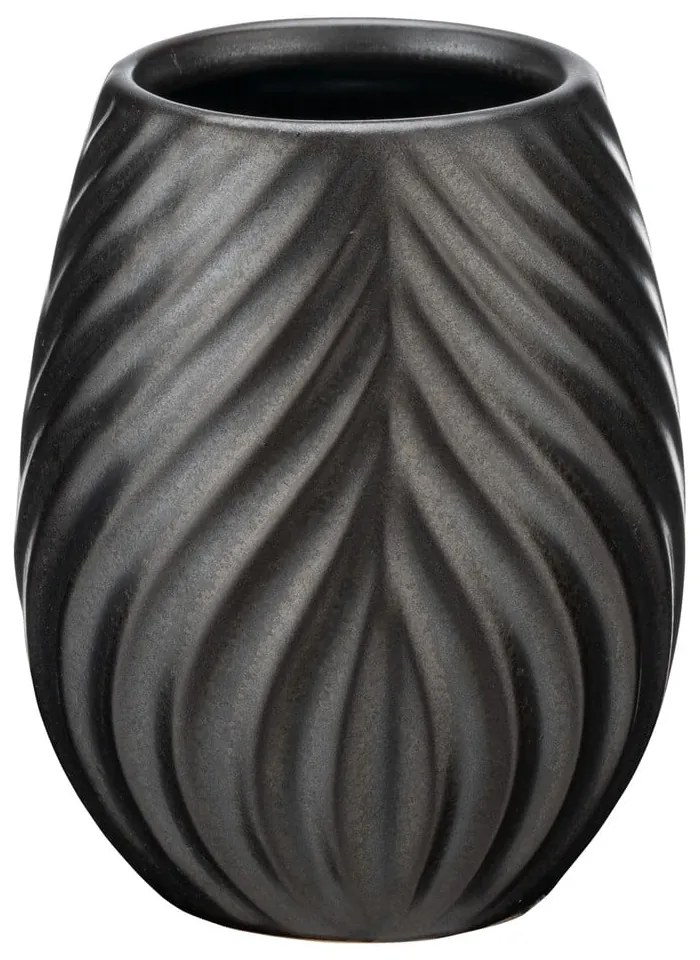 Antracitszürke kerámia fogkefetartó pohár Idro  Wenko