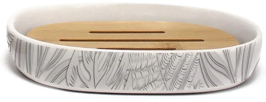 Fehér kerámia szappantartó Amber  douceur d'intérieur