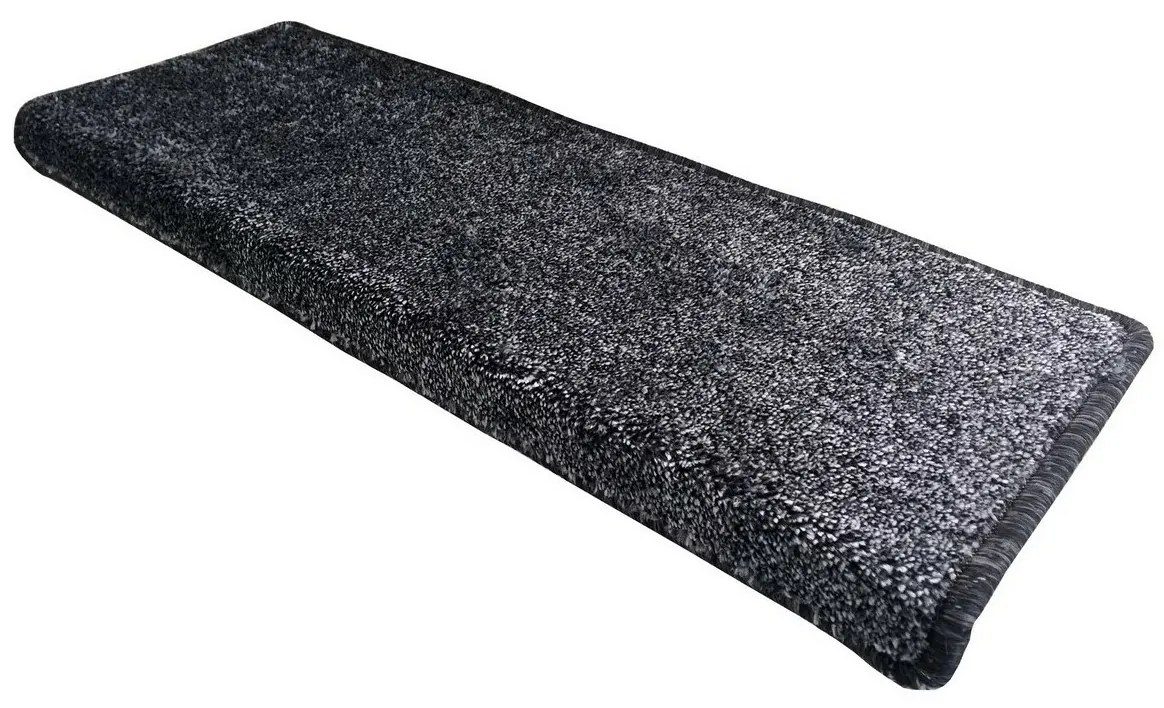 Apollo soft lépcsőfok, téglalap alakú, antracit,24 x 80 cm, 5 db-os készlet