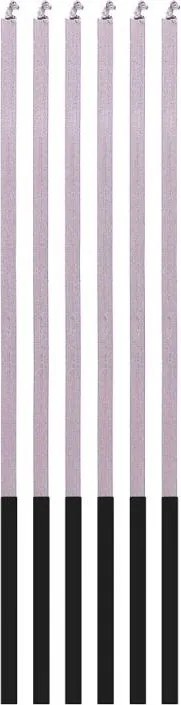 Lila Magic Flame tortagyertya, gyertya szett 6 db-os