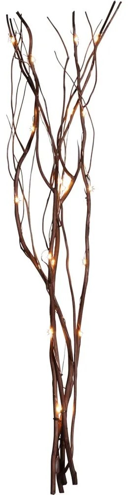 Barna fénydekoráció ø 8 cm Willow  Star Trading