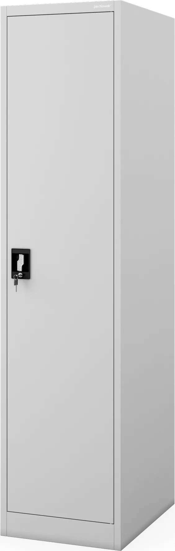 ALEX D600 szürke kulccsal zárható irattartó szekrény 450 x 1850 x 600 mm