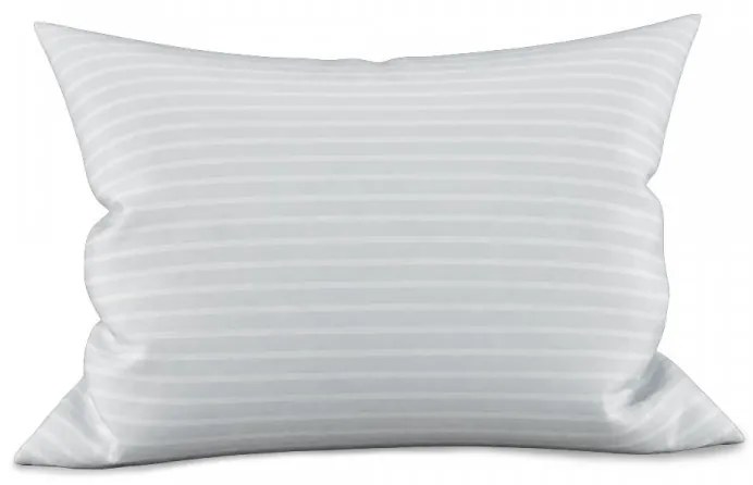 Párnahuzat ATLAS GRÁDL fehér csíkos 5 mm kardigán pamut 70x90 cm