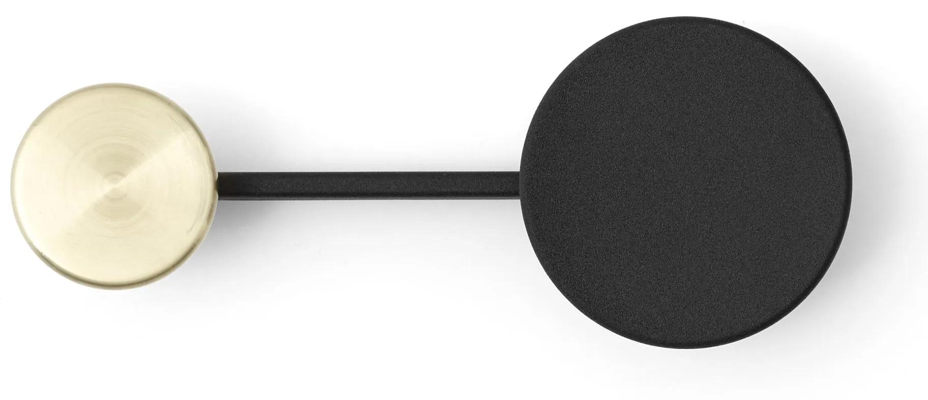 Audo Copenhagen Vešiak Afteroom Black/Brass – small