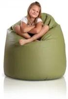 Sedací vak hruška olivovo zelená TiaHome