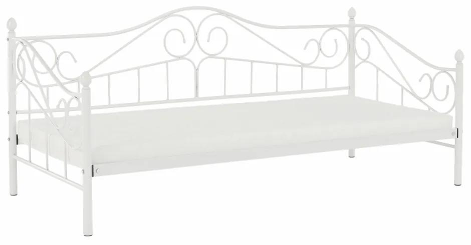 Jednolôžková posteľ 90 cm Danina (biela) (s roštom). Vlastná spoľahlivá doprava až k Vám domov. 1016020