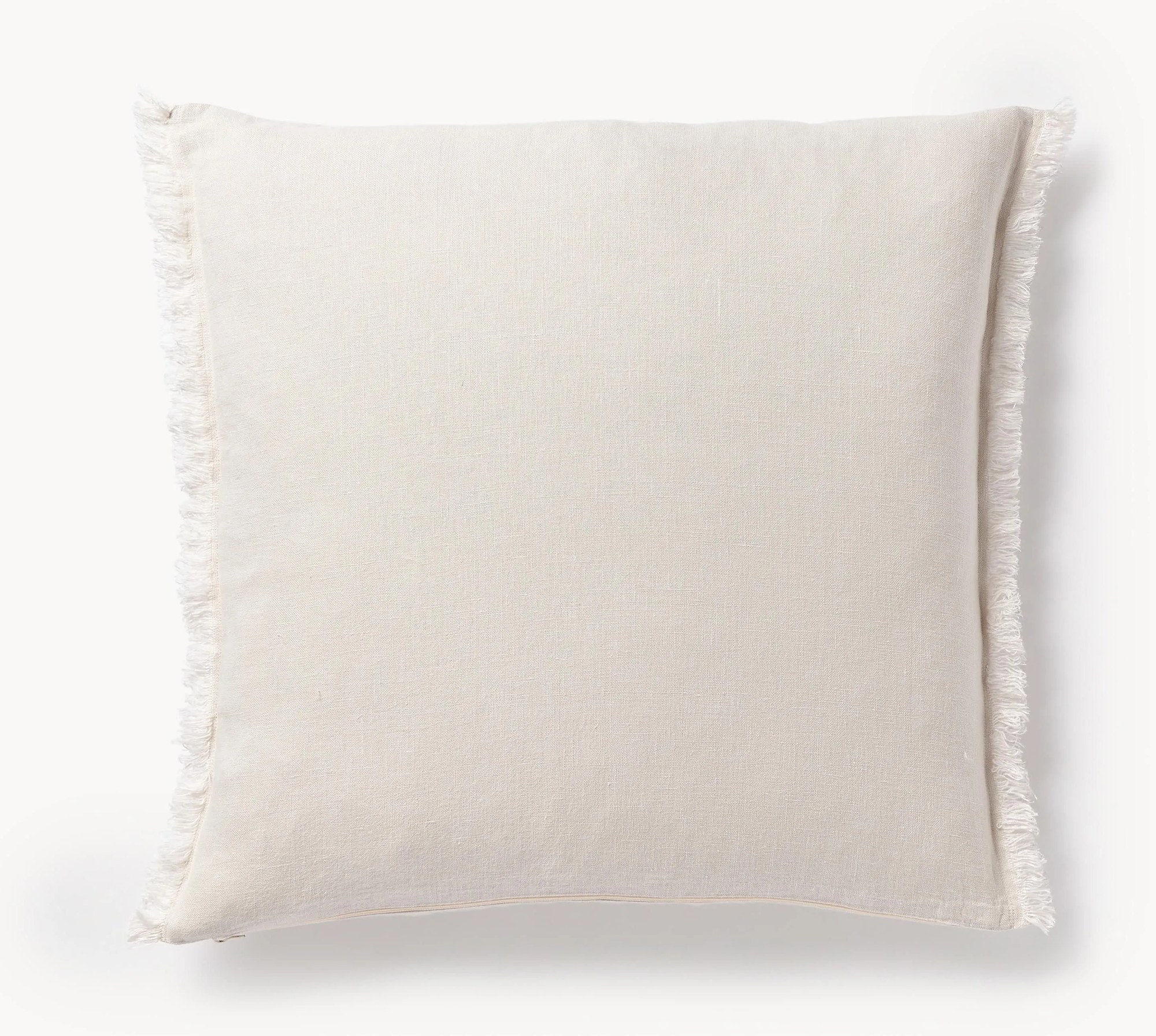 Ľanový poťah na vankúš so strapcami Luana