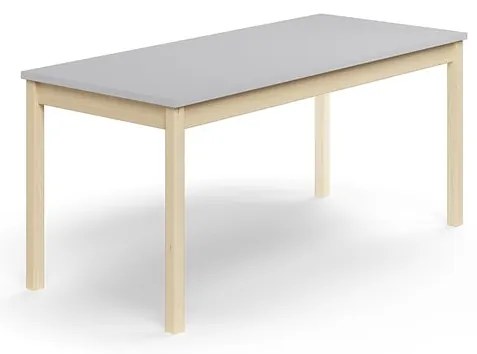 Stôl DECIBEL, 1600x700x720 mm, akustický HPL, breza/šedá