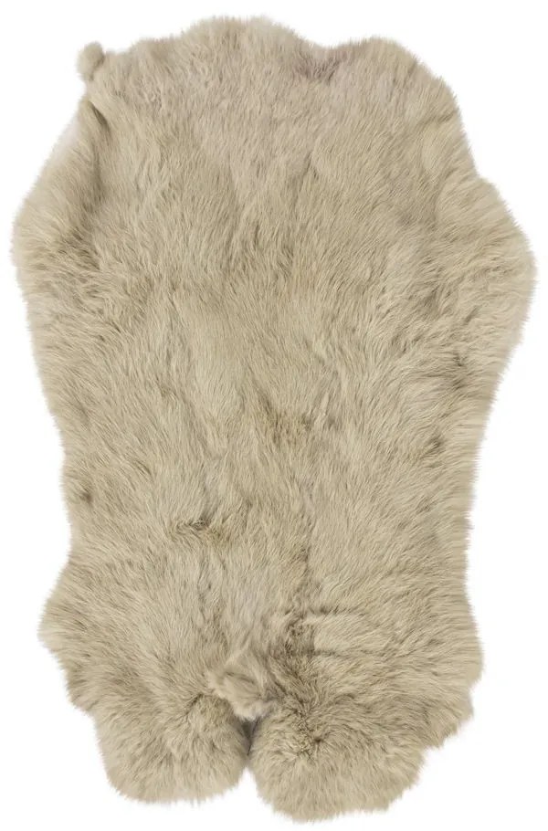 Béžová králičie kože Rabbi - 30 * 2 * 40cm Béžová králičie kože Rabbi - 30 * 2 * 40cm