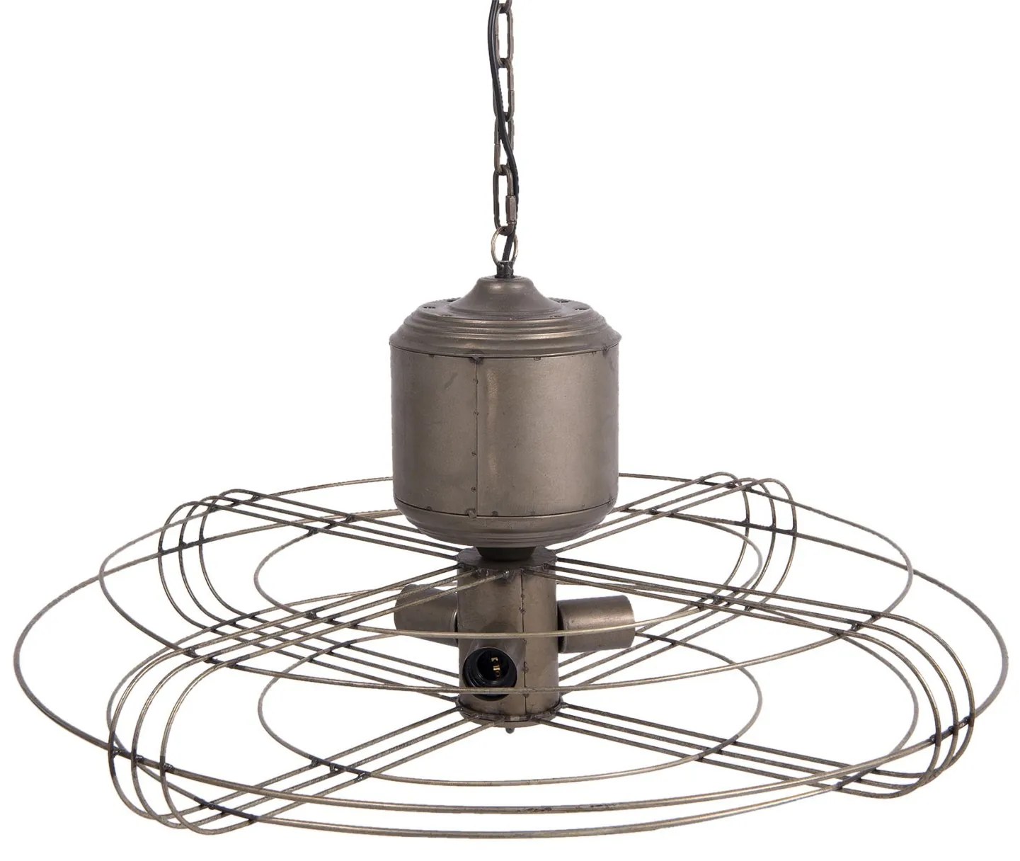 Závesné svetlo Industrial - Ø 78 * 41 cm / E27 Max 3 * 40 W