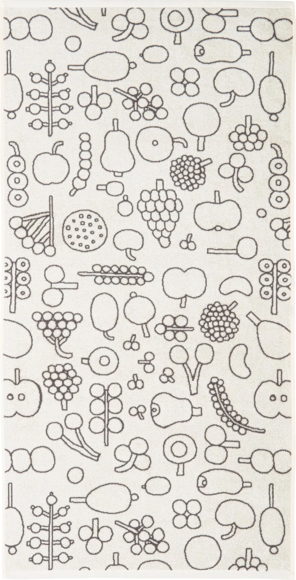 Osuška Oiva Toikka Frutta 70 x 140 cm sivá