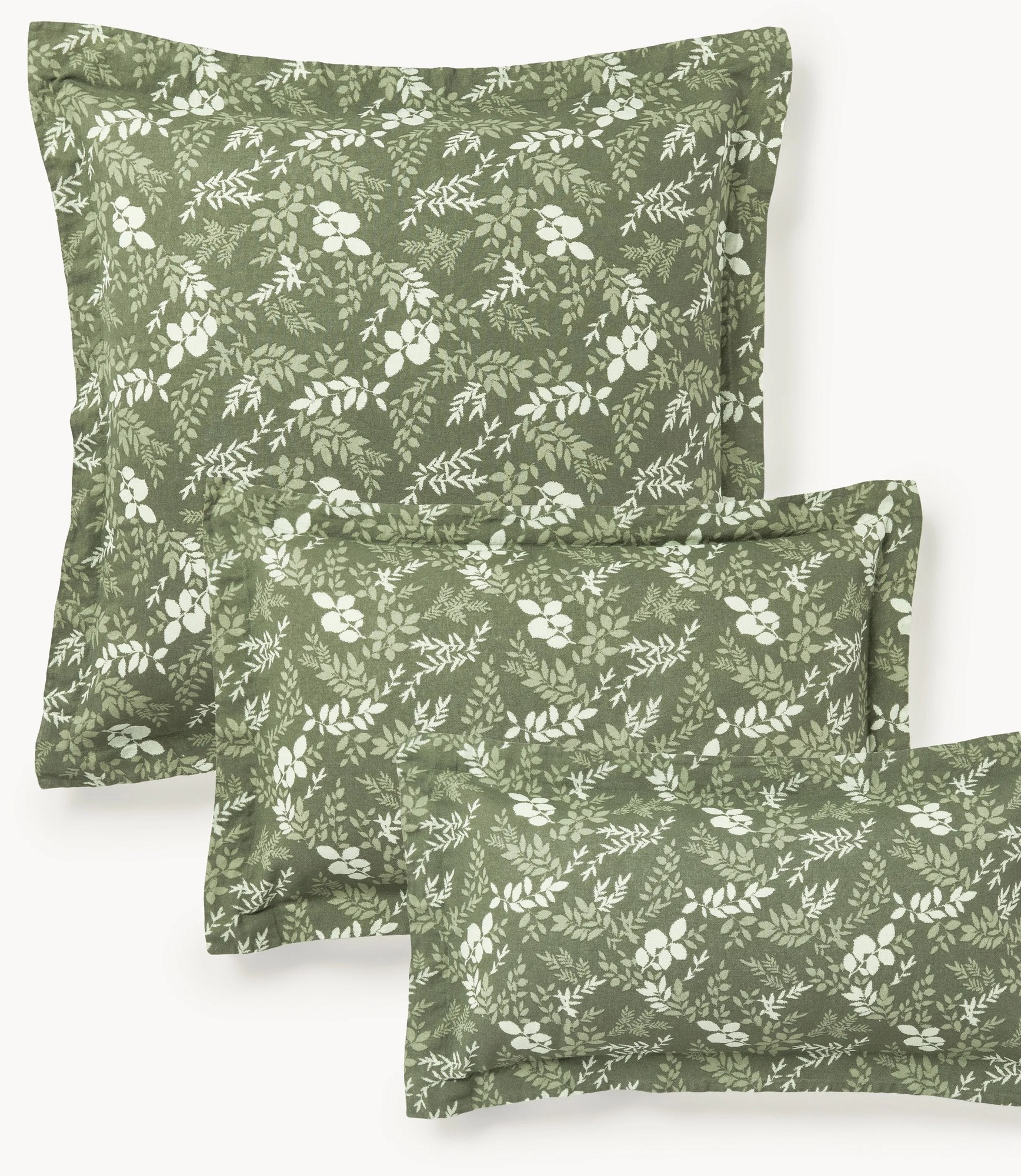 Obliečka na vankúš s potlačou listov Pola