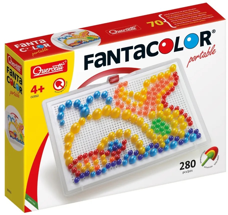 Mozaika Fantacolor Portable - 280 ks, mix 3 veľkostí hríbikov