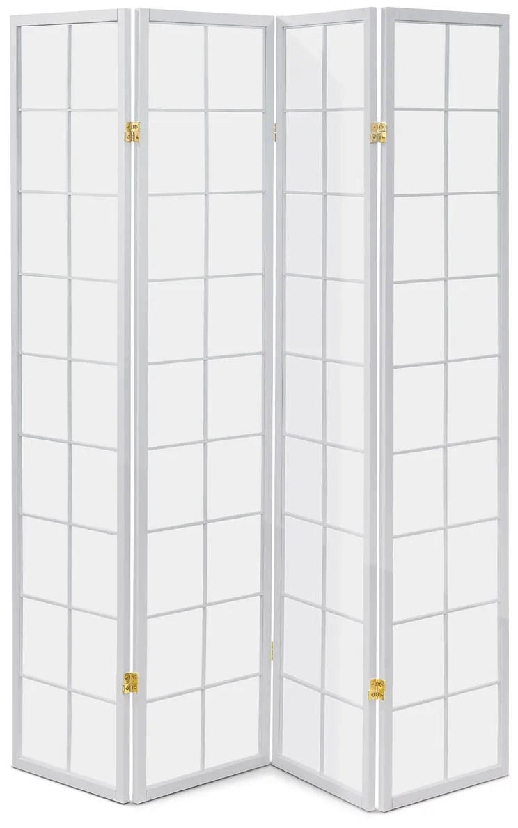 Paraván so 4 dielmi Autronic EF-E804 WT