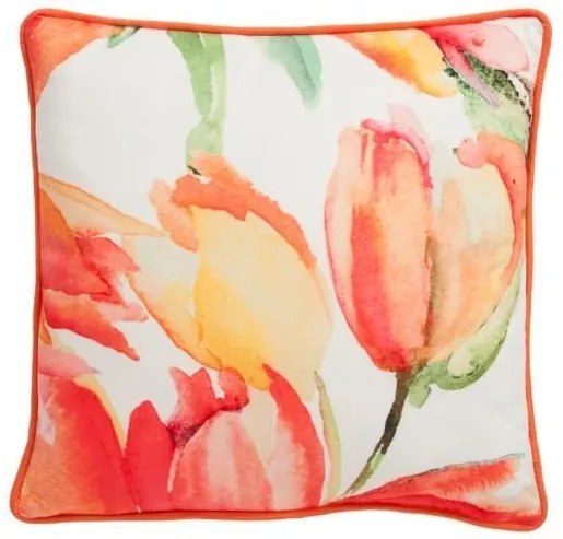 Vankúš s výplňou s tulipánmi - 45 * 45cm Vankúš s výplňou s tulipánmi - 45 * 45cm