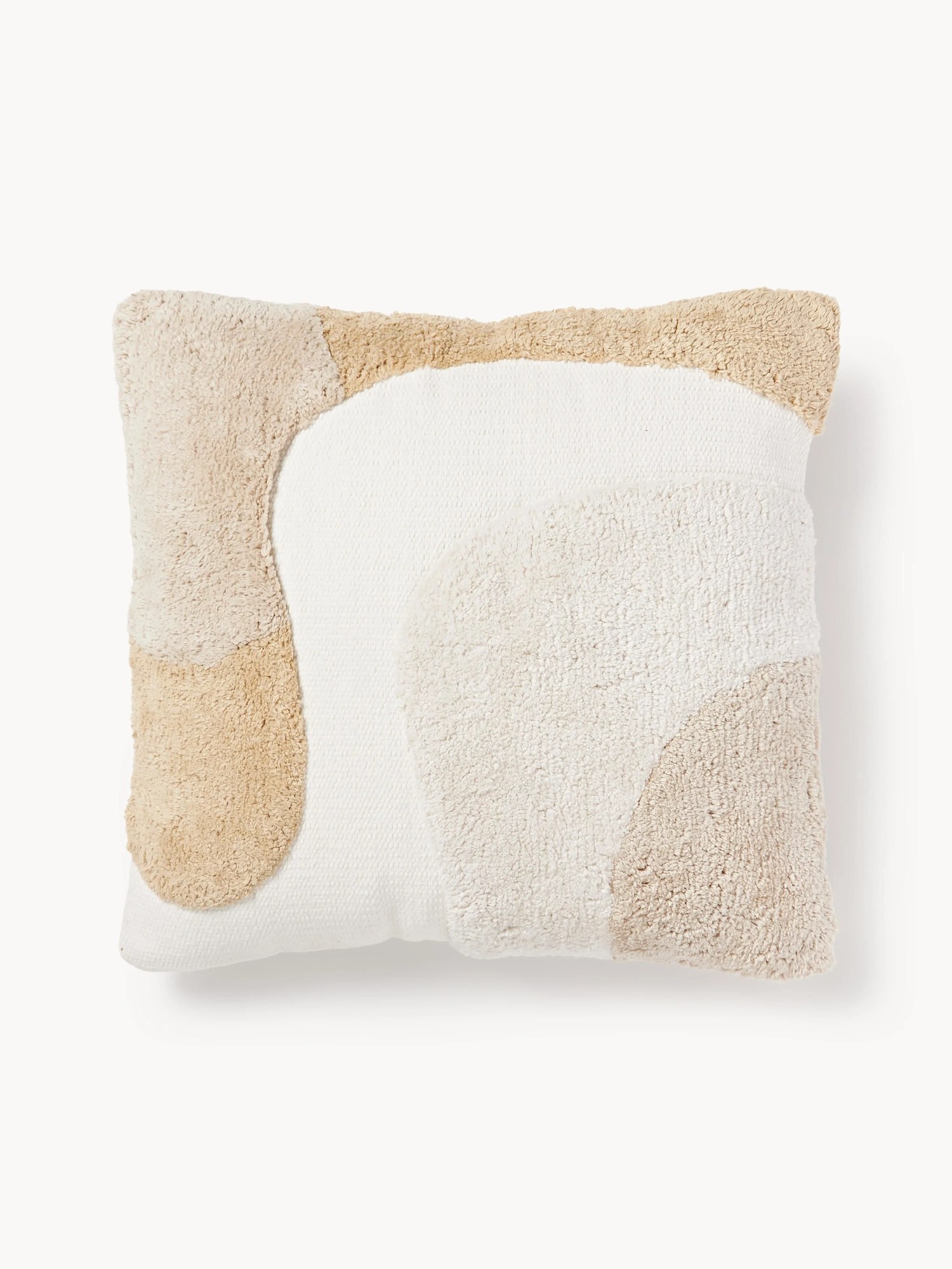 Ručne tuftovaný poťah na vankúš so zdobením Malu