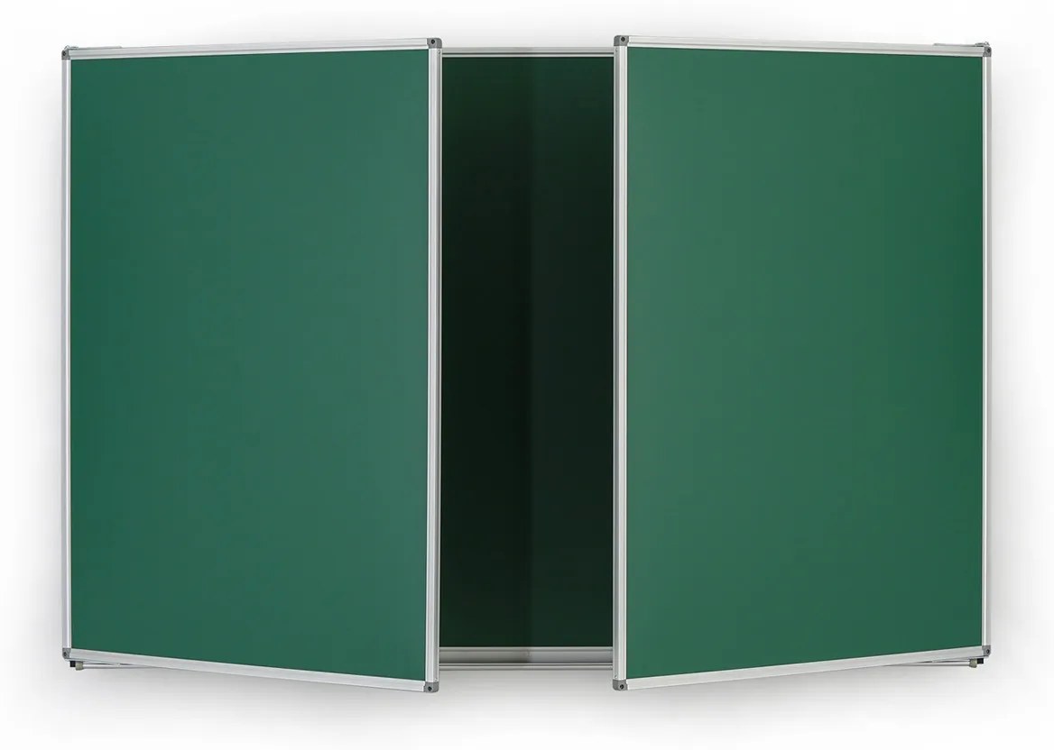 Roztváracia zelená keramická tabuľa pre popis kriedou, magnetická, 2400 x 900 mm
