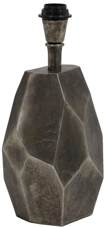 Granitová antik kovová základňa k lampe Camy pearl - 18 * 15 * 35cm / E27