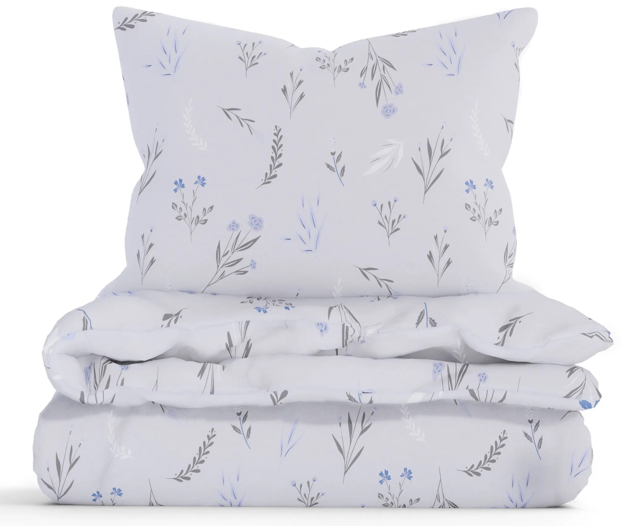 Bavlnené obliečky Renforcé – Chloe sivá