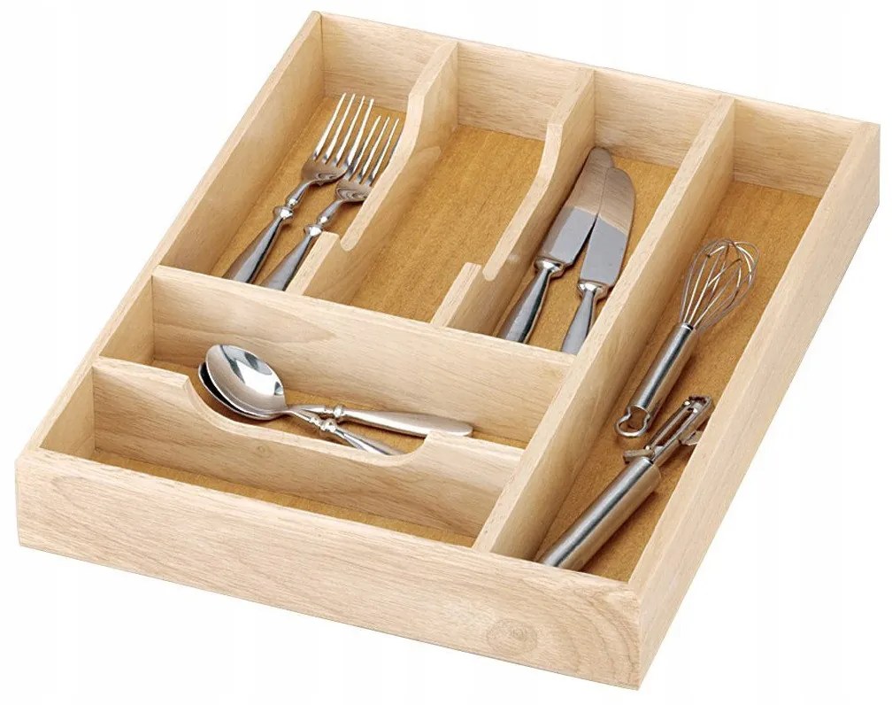 Drevený príborník z masívu, organizér do zásuvky MASIVE - 34 x 43