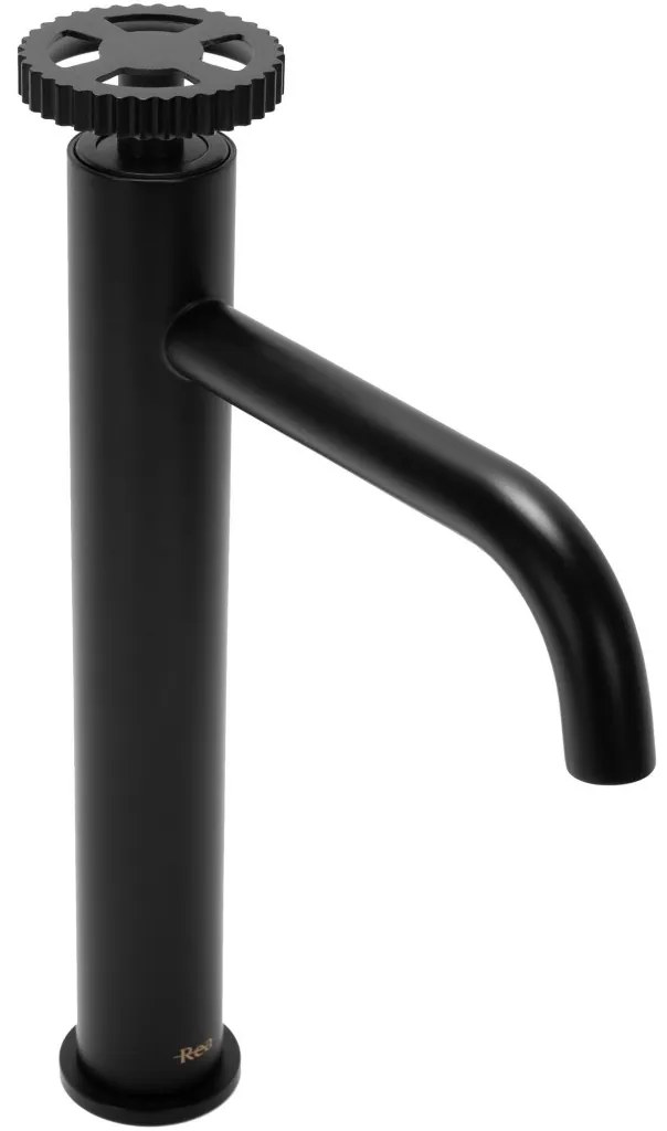 Rea Vertigo Up, vysoká umývadlová batéria, čierna matná, REA-B3921