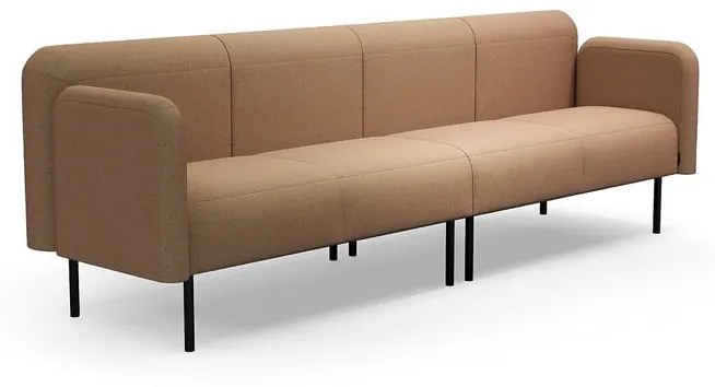 Pohovka VARIETY, 4 miestna, látka Blues CSII, tyrkysová oranžová