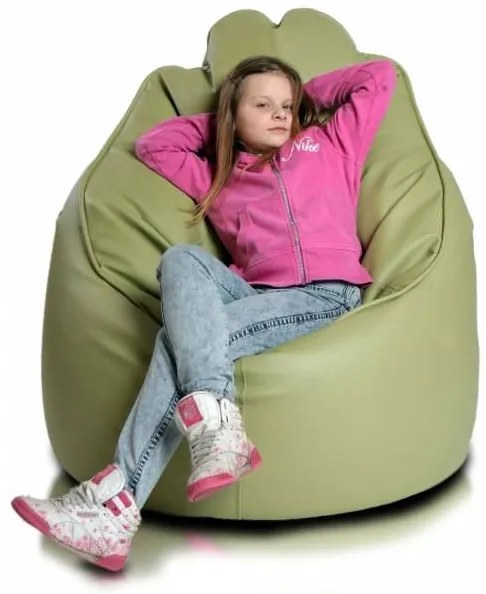 Sedací vak INTERMEDIC Lider ekokoža Farba: E08 - Zelená svetlá (ekokoža)