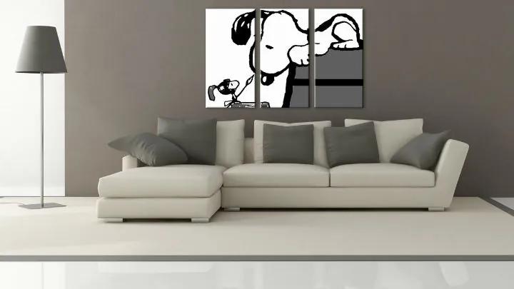 Ručne maľovaný POP Art obraz SNOOPY | rôzne rozmery