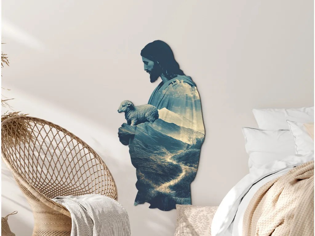 drevko | Obraz na stenu Pod ochranou Pastiera 80 x 405 cm